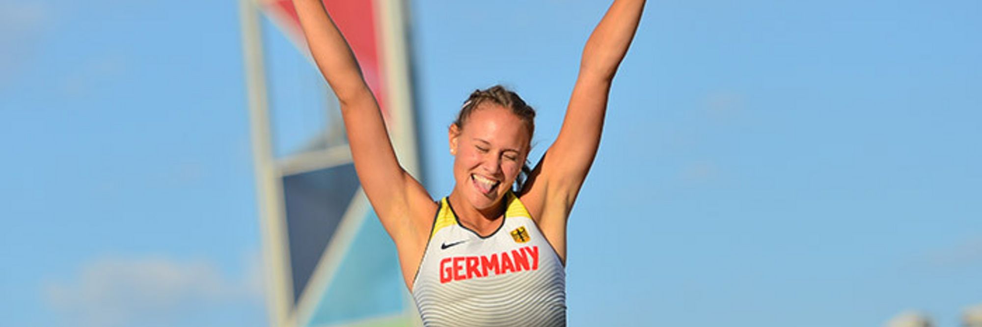 Sarah Vogel springt zu Gold bei Europäischem Olympischem Jugend-Festival